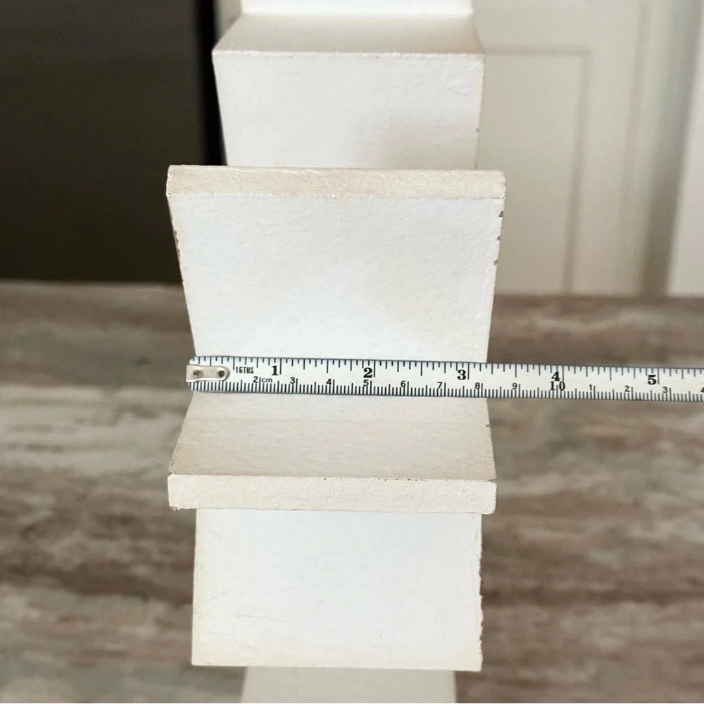 Extra Large White Wooden Snowflake Rustic Winter Decor